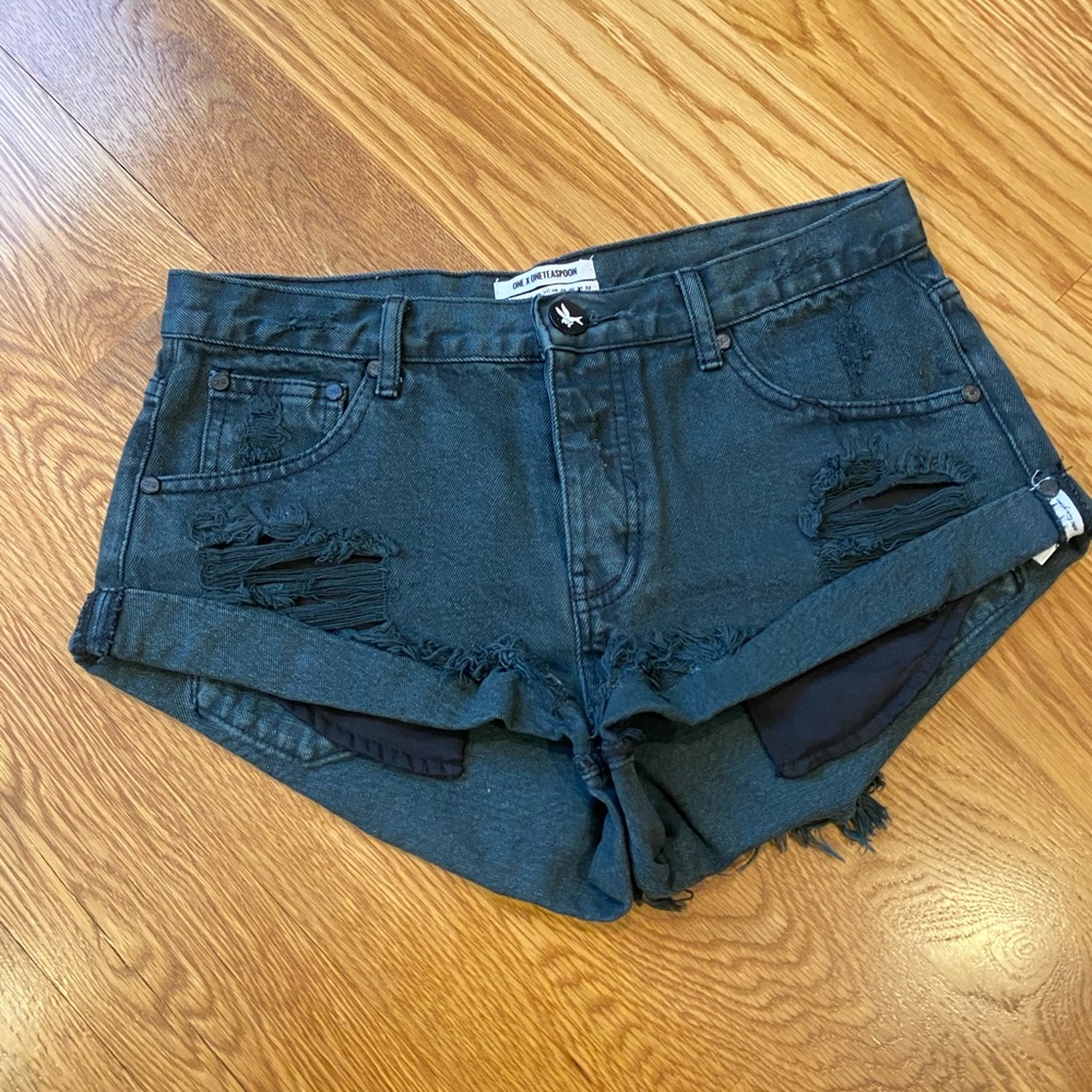 Barely Worn One Teaspoon Denim Shorts